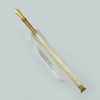 Dip Pen Holder - Antique Ribbed Ivory Celluloid, Gold Plated Nib (Excellent)