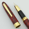 Sheaffer Crest (Reissue) Fountain pen - Red Opalite, Extra Fine 18k Nib (Near Mint in Box)