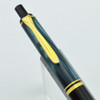 Pelikan 200 Ballpoint - Black w Blue Marble Cap (Excellent, Works Well)