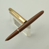 Parker 51 Aerometric Fountain Pen - 1951, Cocoa, GF Converging Lines Cap, Fine (Excellent)