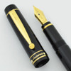 Pilot Lucina Fountain Pen - Black w Gold Trim, Broad Gold Plated NIb (Excellent, Works Well)