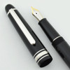 Montblanc Meisterstuck Classique 145P  - Black w Platinum Trim, 14k Fine Nib (Near Mint in Box, Works Well)