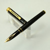 Sheaffer TARGA 1083 Fountain Pen - Laque Black Spiral, Fine (Excellent, Pre-Owned)