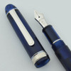 Platinum 3776 Century "Kawaguchi" Limited Edition Fountain Pen - Blue w Rhodium Trim, 14k Fine Nib (Near Mint, Works Well)