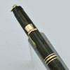 Parker Lady Duofold Deluxe Ringtop Pencil - Streamline, Green Marble, Top Hat Ornament (Excellent, Works Well)