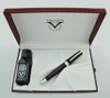 Visconti Opera Fountain Pen - Black Guilloche Resin, Medium 14k Nib (Excellent + in Box, Works Well) Visconti Opera Fountain Pen - Black Guilloche Resin, Medium 14k Nib (Excellent + in Box, Works Well)