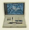 Parker 1980s Deluxe Calligraphy Set - Vector Fountain Pen, 4 Italic Nib (In Box)