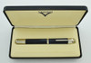 Visconti Pericle Fountain Pen - Blue Acrylic w Chrome Trim, Medium Steel Nib (Near Mint in Box)