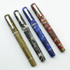 Delta The Journal Fountain Pen - Matte Resin Finishes, Four Colors, Steel Nibs (New in Box)