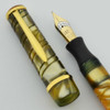 Bexley Cable Twist Fountain Pen (1994) - Bronze Pearl, Button Fill, Medium 14k Nib (Excellent in Box, Works Well)