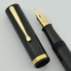 Waterman 5 Fountain Pen (Canada) -  Black Celluloid, 14k Flexible Medium Nib (Superior, Restored)