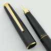 Montblanc 310 Fountain Pen (1970s) - Black, Cartridge/Converter, Medium 14k Nib (Excellent +, Works Well)