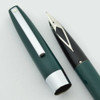 Sheaffer Triumph Imperial Fountain Pen - Green, Chrome Trim, Fine Nib (Near Mint, Works Well)