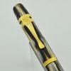 Visconti Ragtime Ballpoint Pen (1st Edition) -  Tan & Black Celluloid (Near Mint, Works Well)