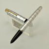 Parker 51 Ariel Kullock "Fantasy" Aerometric -  Aluminum Ringed Cap and Barrel