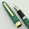 Sheaffer Snorkel Special 1950s - Pastel Green, F6 Fine PdAg Nib (Superior, Restored)