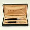 Eversharp Symphony 701 Fountain Pen Set - Black, Medium (Excellent, Restored, in Box)