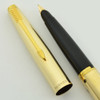 Parker 45 Fountain Pen - Gold Filled "Insignia", France, Fine 14k Nib (Excellent +, Works Well)