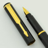 Parker 88 "Rialto" Fountain Pen - Laque Black, Extra Fine Nib (Very Nice, Works Well)