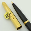 Parker 45 Custom Fountain Pen - Black, GF Cap, Medium 14k Nib (Near Mint, Works Well) Parker 45 Custom Fountain Pen - Black, GF Cap, Medium 14k Nib (Near Mint, Works Well)