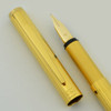 Montblanc Noblesse Fountain Pen - Gold Plated, 1980s, Fine 14k Nib (Near Mint in Box, Works Well)