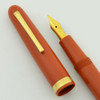 Omas Extra 620 Fountain Pen - Orange, Piston Filler, GP Fine (Excellent + in Box, Works Well)