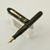Gold Bond Junior - Rounded Model, Green Marble, Fine Flexible Warranted Nib (Excellent, Restored)
