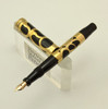 Parker Lucky Curve 20 Fountain Pen - Ring, Gold Filigree, Extra Fine Nib (Superior, Restored)