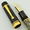Montblanc Writers Edition LE Fountain Pen (1996) - Alexandre Dumas, White Marble, 18k Broad Italic (Near Mint in Box, Works well)