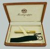 Montegrappa Reminiscence Fountain Pen (Large) - Octagonal Vermeil, Greek Key, 18k Fine Italic Nib (Excellent + in Box, Works Well)