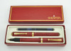 Sheaffer No Nonsense Vintage Pen Set - Red Marble, RB, FP, Medium Nib (New Old Stock)