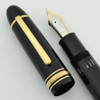 Montblanc Meisterstuck 149 Fountain Pen - 1980s, Basic Black, Piston Fill, 14c Extra Fine Nib (Excellent + in Box, Works Well) - 13237