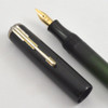 English Fountain Pen - BCHR Fish Scale, Bulb Filler, 14k Semi-flexible Nib (Excellent, Restored)