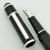 Cartier Diabolo Fountain Pen - Full Size, Black Composite, 18k Medium Nib (Superior, Works Well)