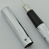 Waterman Torsade Fountain Pen - Chrome, Medium Steel Nib (Excellent, Works Well)