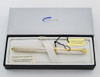 Cross Pinnacle Fountain Pen - Argent Massif, Sterling Barleycorn, 18k Medium Nib (New in Box)