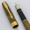 Parker Sonnet I Fountain Pen - Chinese Laque Amber, 18k Stub Nib (Superior, Works Well)