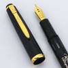 Reform (Germany) Calligraph Fountain Pen - Black, GP Trim, 0.9mm GP Calligraphy Nib (Excellent, Works Well)