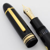 Montblanc Meisterstuck 149 Fountain Pen - Basic Black, Piston Fill, Tri-tone 14c Extra Fine Nib (Superior, Works Well)