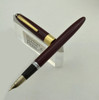 Sheaffer Statesman Snorkel 1950s - Burgundy, Extra Fine (Very Nice, Restored)