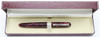 Edison Pearlette Fountain Pen - Violet Flake, Medium Steel Nib (Near Mint in Box, Works Well)