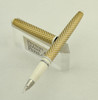 Lady Sheaffer V Skripsert 1960s - White Paisley, Extra Fine Nib (Excellent)