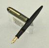 Eversharp Skyline Fountain Pen - Black, Striped Cap, Manifold Broad (Very Nice, Restored)