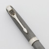 Parker Sonnet Ballpoint Pen (2007) - Chiselled Carbon, Ti Plated, Chrome Trim (Excelent +, Works Well)