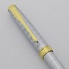 Parker Sonnet Ballpoint Pen (2010) -  Chiselled Tartan, Gold Plated Trim (Excellent +, Works Well) - 13916