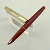 Parker 61 Fountain Pen - Red with Heritage Rainbow Cap, Medium (Excellent)