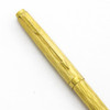Parker 180 Place Vendome Ballpoint Pen - Ecorce (Bark) Pattern, Gold Plated (Excellent +, Works Well)