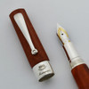 Montegrappa Brier & Sterling Fountain Pen - Erica Wood, Sterling Trim, 18k Fine (Near Mint, Works Well)