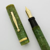 Carters 9117 INX Fountain Pen - Full Length, Jade Green, Fine Semi-Flexible Nib  (Excellent, Working)
