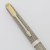 Parker 75 Ballpoint Pen - USA, Sterling Silver Cisele, Cap Actuated (Very Nice, Works Well) - 15133